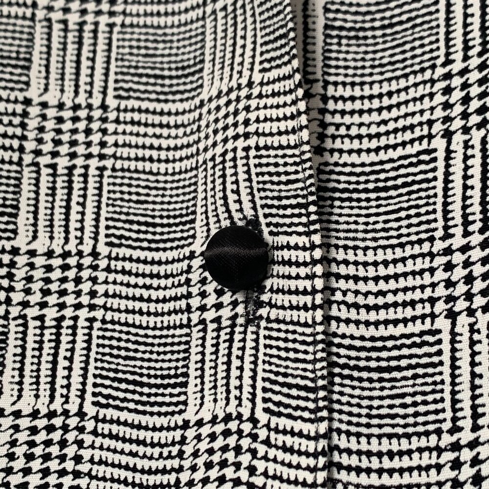Vintage Nine to Five Herringbone Paisley Button Up Blouse Top Office Grandma - Picture 6 of 14